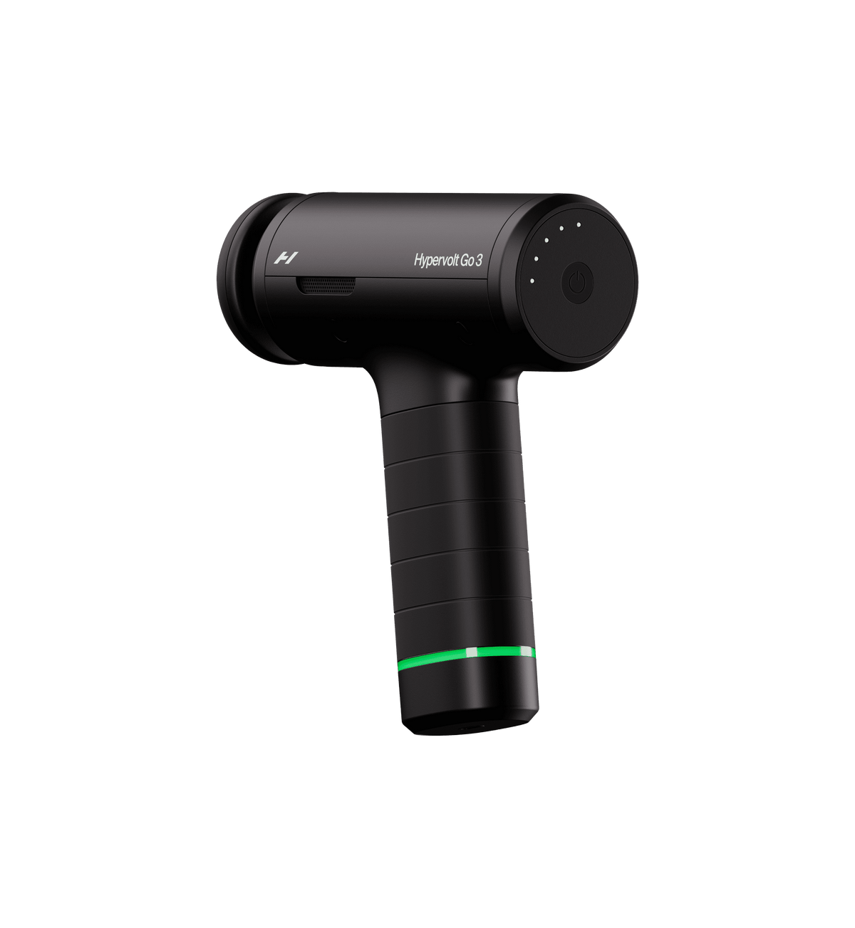Hypervolt Go 3 pistolet de massage, vue de face